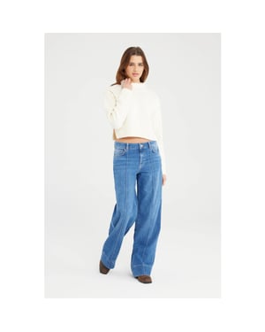 Cup of Joe Layla wide leg jeans medium blue
