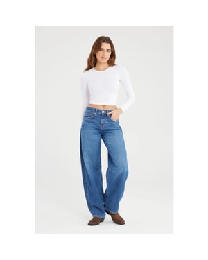 Cup of Joe Clara balloon fit jeans medium blue