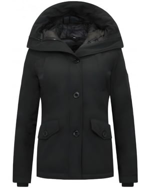 TheBrand Getailleerde winterjas kort