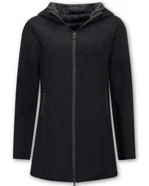 TheBrand Jas slim fit double face parka