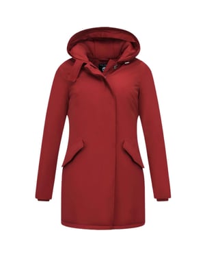 TheBrand Winterjas getailleerd met capuchon