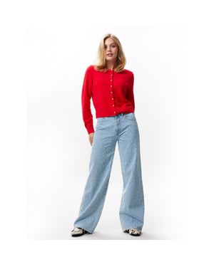 Catwalk Junkie Loose jeans met textuur