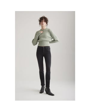 Cup of Joe Hannah dames regular-fit jeans black vintage