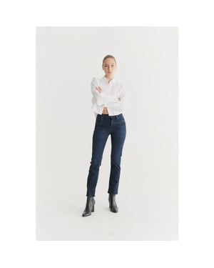 Cup of Joe Hannah dames regular-fit jeans blue black
