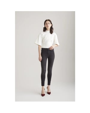 Cup of Joe Sophia dames skinny jeans black vintage