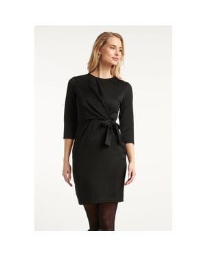 Smashed Lemon Damesstijlvolle jurk met lurex |