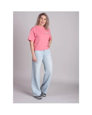 Homage to Denim Homage straight jeans h curved seams and strass