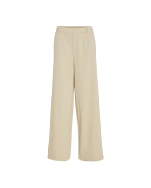 Vila Vivarone hw wide pant noos zand
