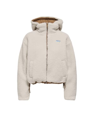 Only Onlmaria life rev puffer jacket cc otw beige
