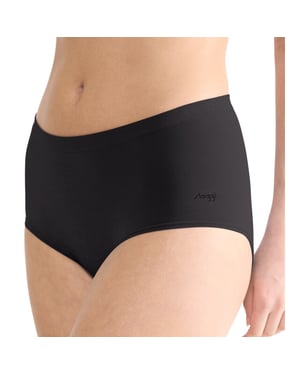 Sloggi Go sense highwaist 2-pack 0004 zwart