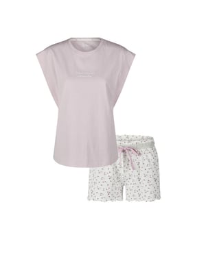 By Louise Dames korte pyjama set shortama lila sun&dreams