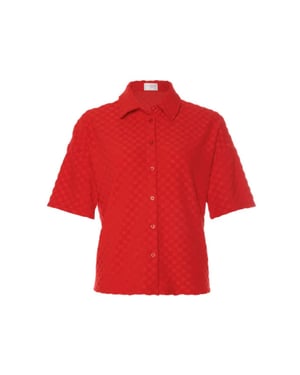 The Lola Club Indy blouse red -