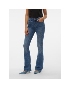 Vero Moda Vmflash mr flared jeans li347 ga no