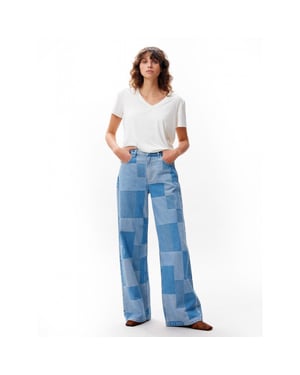 Catwalk Junkie Jeans loose met patchwork