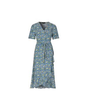 G-Maxx Anastasia jurk korenblauw