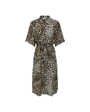 Jacqueline de Yong Barbara 2/4 midi shirt dress