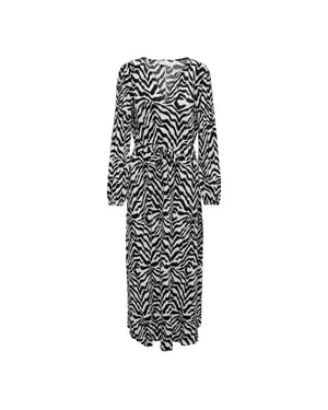 Jacqueline de Yong Bravo l/s plisse ancle dress