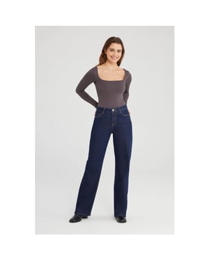 Cup of Joe Nova wide straight jeans raw