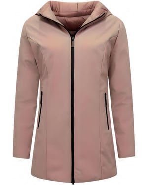 Gentile Bellini Gewatteerde jas lang parka slim fit