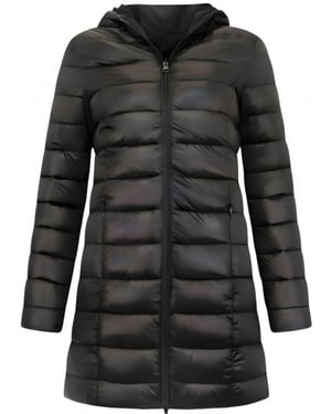 Gentile Bellini Long puffer coat parka slim fit
