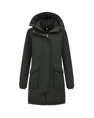 Gentile Bellini Lange winterjas met capuchon