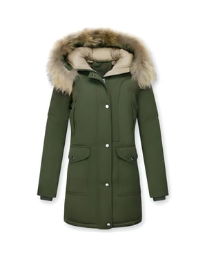 Gentile Bellini Parka jas met bontkraag