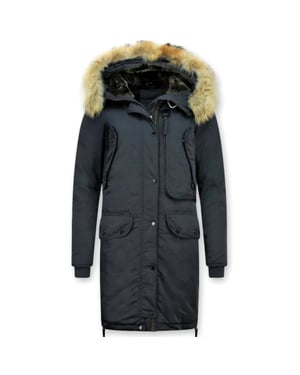 Gentile Bellini Winterjas parka met bontkraag