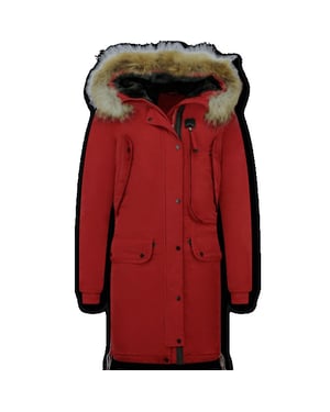 Gentile Bellini Winterjas parka met bontkraag
