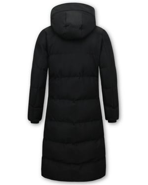 Matogla Puffer jas lang getailleerd 8606