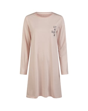 By Louise Essential dames nachthemd lange mouw gestreept