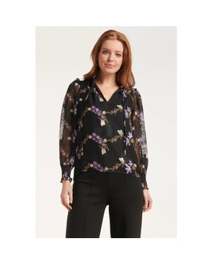 Smashed Lemon 24503 e chiffon top |