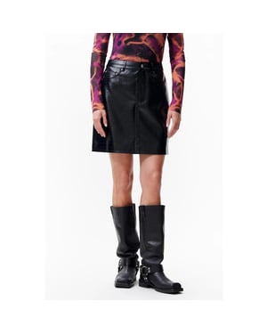 Catwalk Junkie 22044201 vegan leather skirt