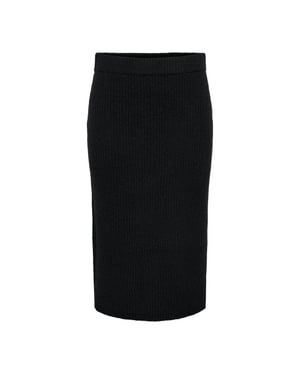 Jacqueline de Yong Annie life rib slit skirt