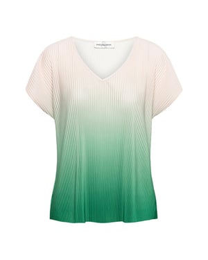 &Co Woman &co women top jade plisse green