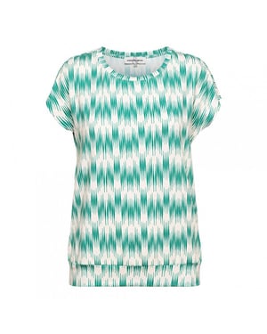 &Co Woman &co women top lieke dancing lines green