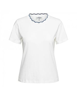 &Co Woman &co women top taia offwhite/indigo