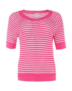 MAICAZZ Funne trui pink/offwhite su23.70.214