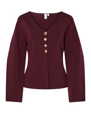 Y.A.S Yasmikkala ls knit cardigan s. port royale