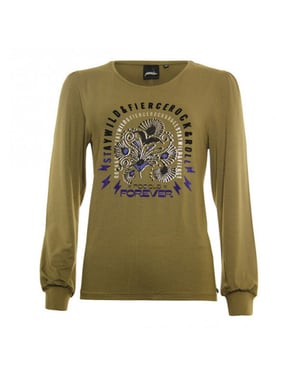 Poools T-shirt 333233 olive