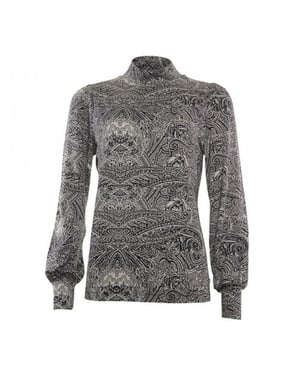 Poools Top 333232 black/mushroom