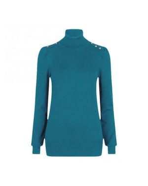 Esqualo Sweater f23-07541 fancy petrol