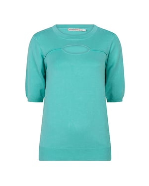 Esqualo Sweater sp24-07005 pool blue