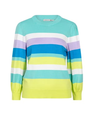 Esqualo Sweater sp24-07024 pool blue