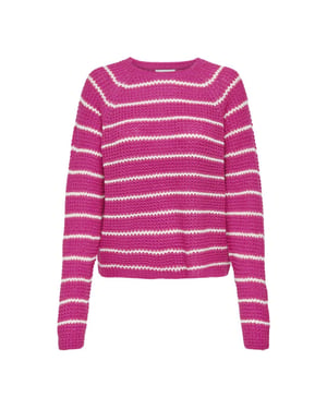 Jacqueline de Yong Ellen l/s oneck raglan pullover knt