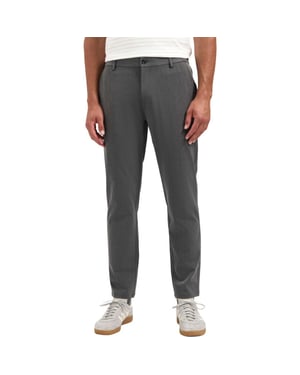 No Excess Pants chino stretch melange grey melange