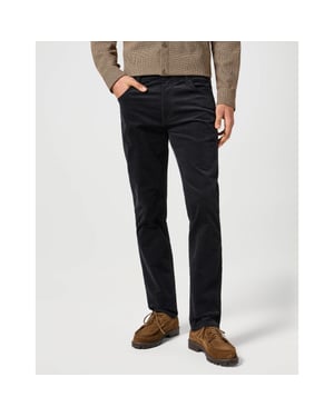Wrangler Greensboro heren regular-fit corduroy black
