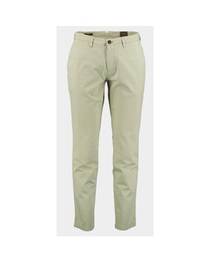 G-Design Katoenen broek hose flatfront slim fit subway 69431/1072