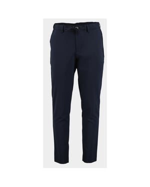 Born with Appetite Wollen pantalon das drawstring trouser 24104da32/290 navy
