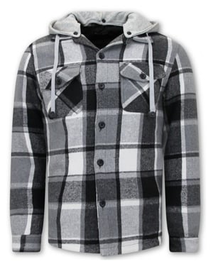 Enos Houthakkers vest met capuchon
