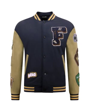Enos Oversized letterman jacket 8633